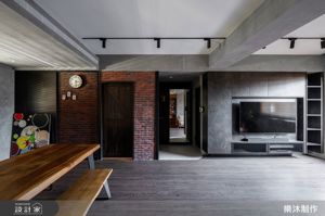 40坪四房老屋翻新，沉穩材質打造兼具機能與品味的理想宅_視覺圖