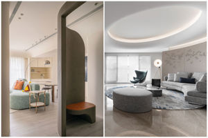 【TV】兩款圓弧語彙現代宅 讓弧線重塑空間與生活的關係_視覺圖