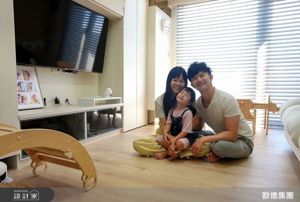 歐德傢俱用綠建材 為豬豬隊友打造安心親子宅     全室Order floor超耐磨木地板 健康無毒 舒適升級_視覺圖