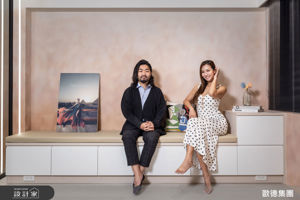 藝人薔薔百萬工作室開箱！歐德傢俱操刀規劃 「視覺錯位」化解老屋樑柱 打造1.6坪夢幻更衣室_視覺圖