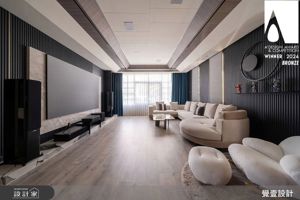 三代同堂的苗栗宅邸，以深色材質與細膩工藝展現沉穩氣度，榮獲 2024 A'Design Award 肯定_視覺圖