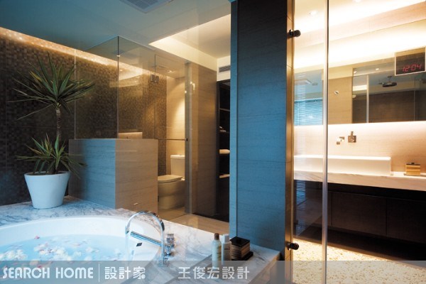 50坪新成屋(5年以下)＿現代風浴室案例圖片＿森境設計＿王俊宏_01之11