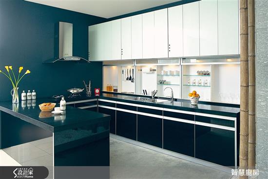 智慧廚房 AIKitchen-電動系列 - 電動升降吊櫃+推門收納櫃-電動系列 - 電動升降吊櫃+推門收納櫃,智慧廚房 AIKitchen,廚房門板