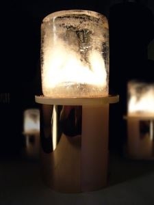 冰塊燈罩創造千變萬化的燈具表情_視覺圖