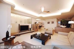 明亮色系的現代風柔性空間_視覺圖