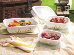 康寧餐具健康玻麗 Vitrelle 輕采保鮮盒花漾上市_視覺圖