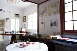 中永和的隱藏景點 楊三郎美術館內的玻璃咖啡屋_視覺圖