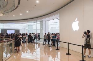 Apple台北101直營店是棵榕樹？  有閒就來「滑」一下_視覺圖