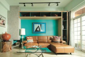 用色彩揮灑 70 坪的透天中古別墅　海天一色！打造健康舒適的藍色 LOFT 個性住宅_視覺圖