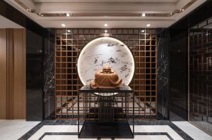 讓磁磚顛覆想像！豐富多樣的肌理色彩，成就一所沉穩大器的新中式宅_視覺圖