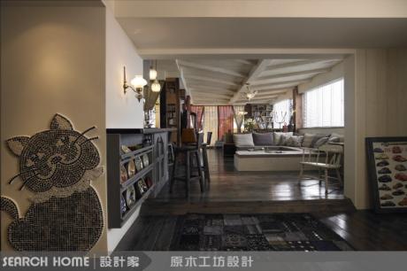 自然無壓木質感空間--原木工坊設計