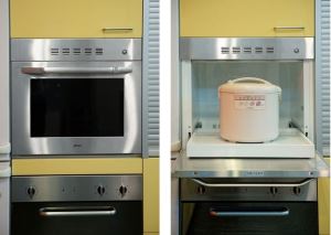 「電鍋專用」的櫥櫃如何偽裝成烤箱？_視覺圖