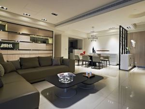 冷冽與溫馨並存的現代休閒宅_視覺圖