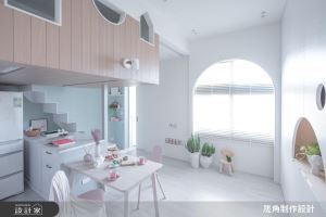 26坪小宅餐廳當客廳  變身北歐童話風城堡_視覺圖