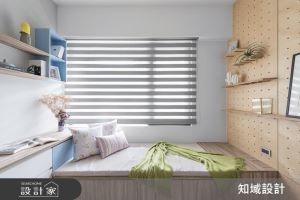 小夫妻的北歐風願望！幾何線條、莫蘭迪色預留收納好牆_視覺圖