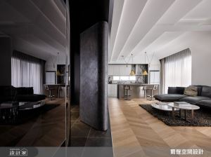 以黑白明暗轉折空間，每個角度都是無盡驚喜_視覺圖