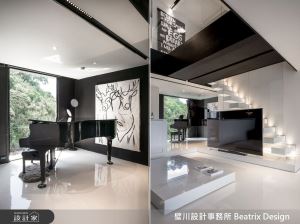 黑白極簡佐山林綠意，享受如村上春樹書中的小日子_視覺圖