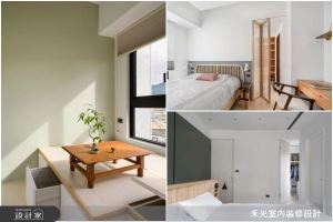 一次擁有更衣室、汙衣櫃和化妝台機能，療癒臥室達到舒緩身心的目的_視覺圖
