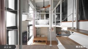 3大設計技巧破解小坪數居宅的狹隘！小家庭入住樓中樓盡享充沛日光_視覺圖