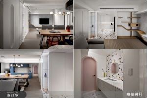 38坪老屋煥顏術！微甜藝術質感北歐寵物宅，拿下2022 MUSE Design Awards金獎_視覺圖