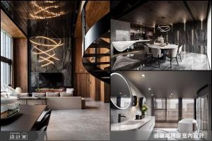 挑高客廳訂製旋轉樓梯觀景、米其林級別餐廚規劃&五星飯店臥室配置，窺視金字塔頂端的奢華生活！_視覺圖