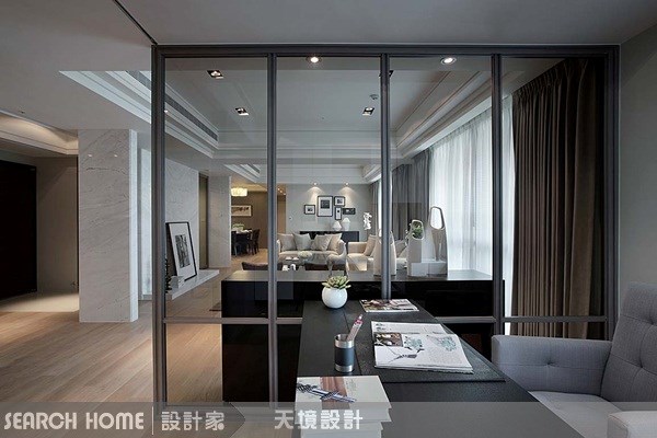 96坪新成屋(5年以下)＿奢華風書房案例圖片＿天境空間設計＿天境_09之19