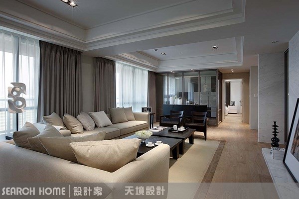 96坪新成屋(5年以下)＿奢華風客廳案例圖片＿天境空間設計＿天境_09之6