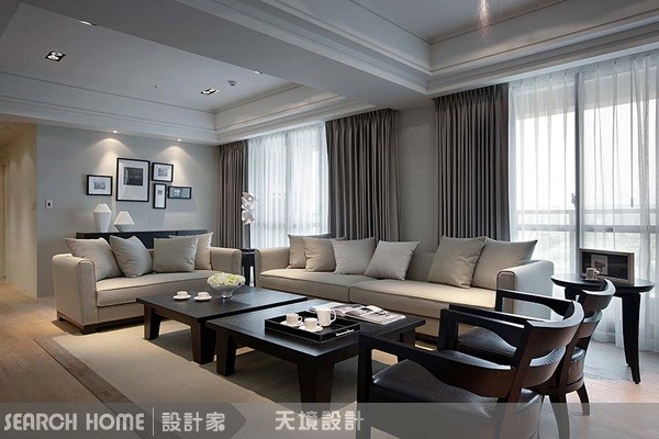 96坪新成屋(5年以下)＿奢華風客廳案例圖片＿天境空間設計＿天境_09之27
