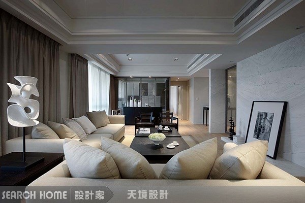 96坪新成屋(5年以下)＿奢華風客廳案例圖片＿天境空間設計＿天境_09之7