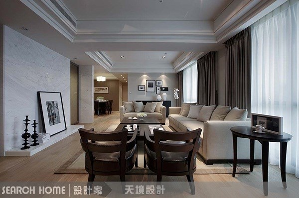 96坪新成屋(5年以下)＿奢華風客廳案例圖片＿天境空間設計＿天境_09之15