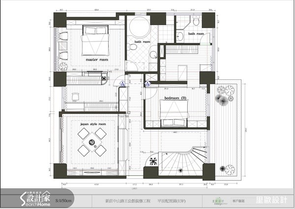 80坪中古屋(5~15年)＿奢華風案例圖片＿里歐室內設計＿里歐_11之45