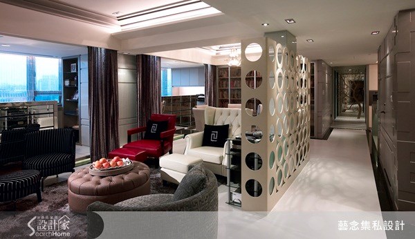 90坪中古屋(5~15年)＿奢華風客廳案例圖片＿藝念集私空間設計＿藝念集私_21之4