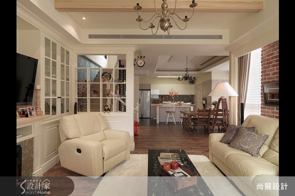 90坪中古屋(5~15年)＿鄉村風客廳案例圖片＿尚展空間設計＿尚展_28之2