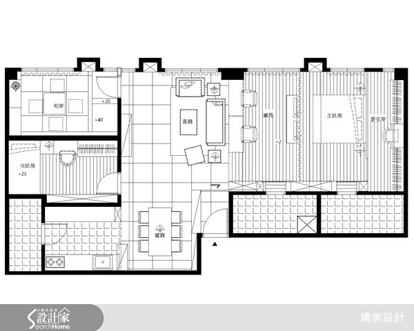 27坪新成屋(5年以下)＿新古典案例圖片＿境美室內裝修有限公司＿境美_01之20