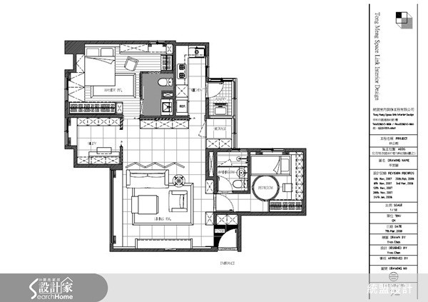 24坪中古屋(5~15年)＿現代風案例圖片＿統盟室內裝修＿統盟_03之8