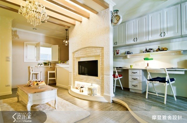 17坪＿鄉村風客廳案例圖片＿摩登雅舍室內設計＿摩登雅舍_14之8