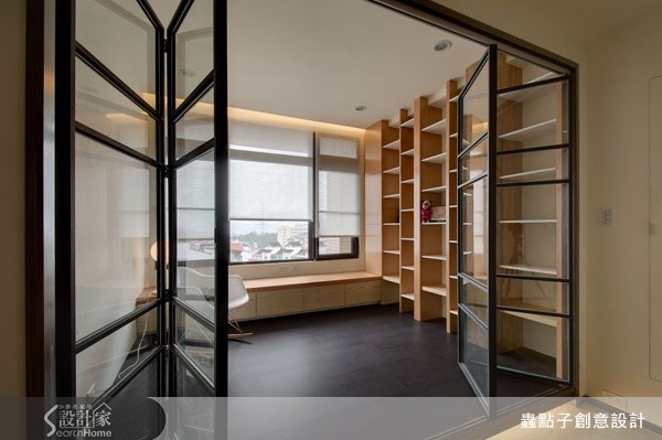 100坪新成屋(5年以下)＿現代風書房案例圖片＿蟲點子創意設計＿蟲點子_01之15