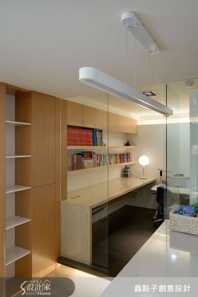 100坪新成屋(5年以下)＿現代風書房案例圖片＿蟲點子創意設計＿蟲點子_01之25