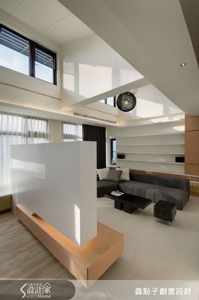 100坪新成屋(5年以下)＿現代風客廳案例圖片＿蟲點子創意設計＿蟲點子_01之29