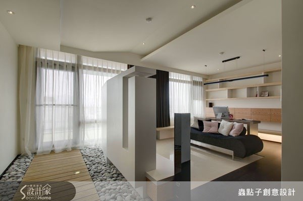100坪新成屋(5年以下)＿現代風客廳案例圖片＿蟲點子創意設計＿蟲點子_01之2