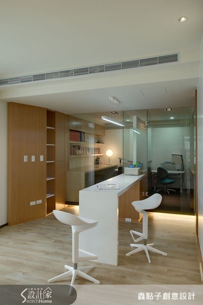 100坪新成屋(5年以下)＿現代風書房案例圖片＿蟲點子創意設計＿蟲點子_01之24