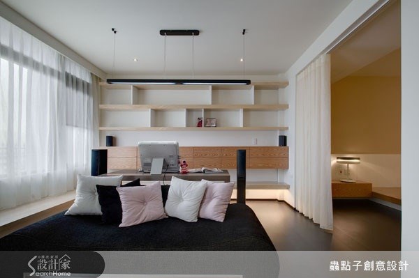 100坪新成屋(5年以下)＿現代風客廳案例圖片＿蟲點子創意設計＿蟲點子_01之4