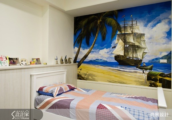 40坪新成屋(5年以下)＿鄉村風臥室案例圖片＿尚展空間設計＿尚展_30之15