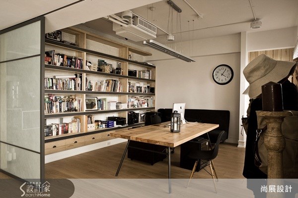 65坪中古屋(5~15年)＿工業風書房案例圖片＿尚展空間設計＿尚展_31之13