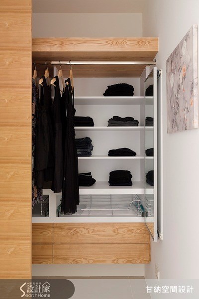 38坪新成屋(5年以下)＿現代風更衣間案例圖片＿甘納空間設計＿甘納_01之11