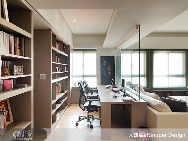 40坪新成屋(5年以下)＿北歐風客廳書房案例圖片＿大雄室內設計Snuper Design＿大雄_02之4