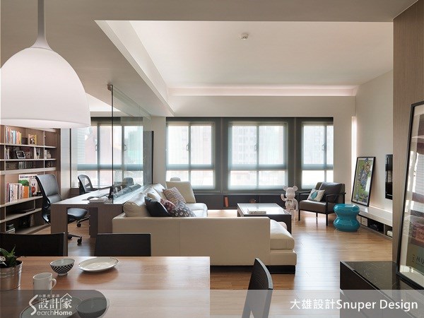 40坪新成屋(5年以下)＿北歐風客廳案例圖片＿大雄室內設計Snuper Design＿大雄_02之8