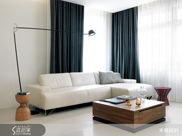 37坪新成屋(5年以下)＿北歐風客廳案例圖片＿禾築國際設計＿禾築_14之1