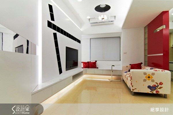 17坪新成屋(5年以下)＿現代風客廳案例圖片＿絕享設計＿絕享_34之4