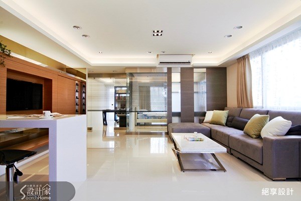 33坪中古屋(5~15年)＿現代風客廳案例圖片＿絕享設計＿絕享_35之5